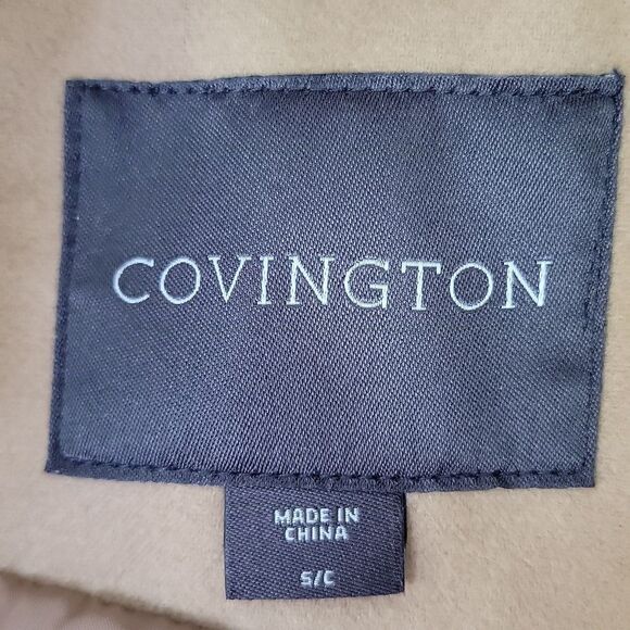 Covington. Contempo Camel Coat with Faux Fur Collar. Size Small. NWT - Picture 4 of 11